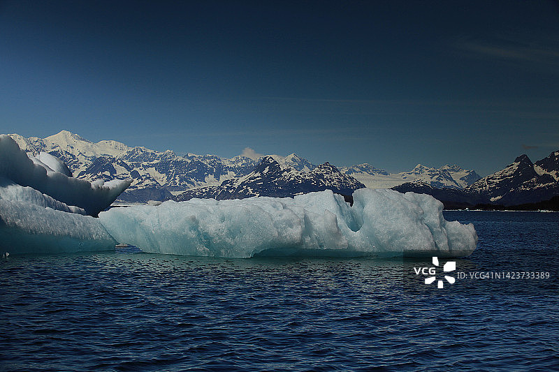 阿拉斯加冰川图片素材