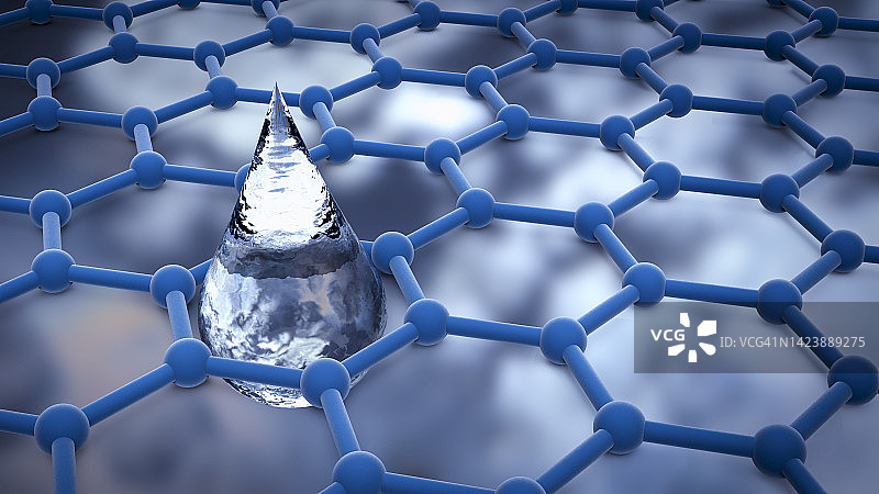 石墨烯水过滤器概念图图片素材