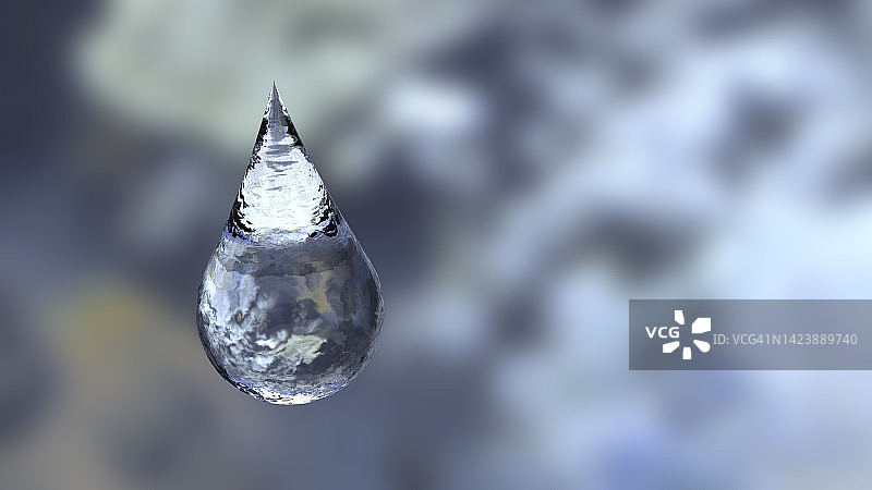 水滴插画图片素材