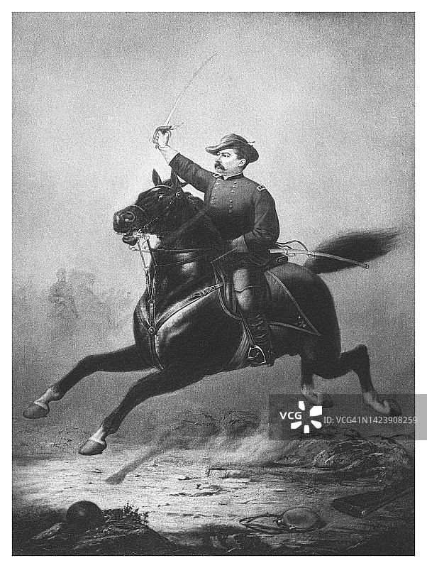 美国第18任总统尤利西斯·S·格兰特的肖像（1869年至1877年）图片素材