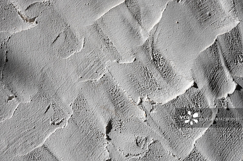 波浪图案白色水泥墙图片素材