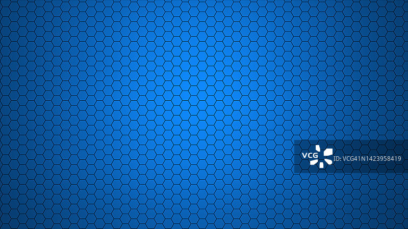 蓝色六边形图案科技背景图片素材
