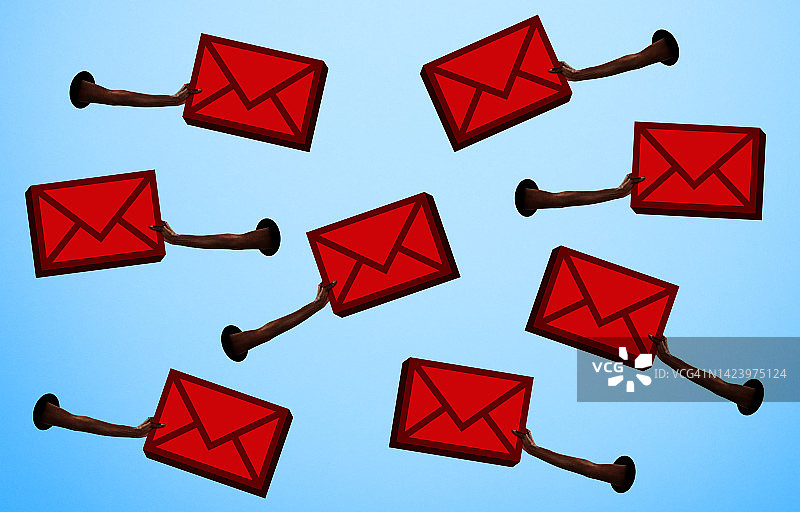 电子邮件组图片素材