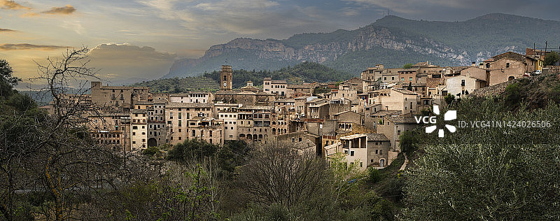 西班牙加泰罗尼亚塔拉戈纳省La Vilella Baixa图片素材