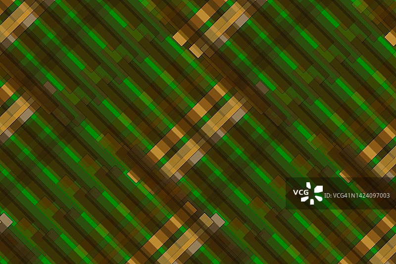 圣诞格子绿色分形礼品背景图片素材