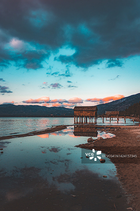 太浩湖图片素材