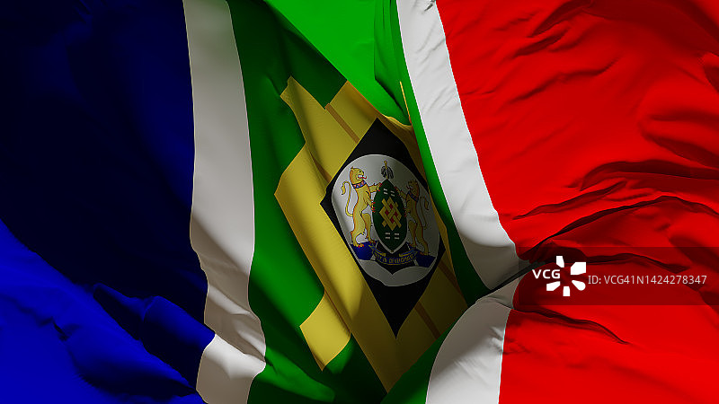 南非约翰内斯堡旗帜图片素材