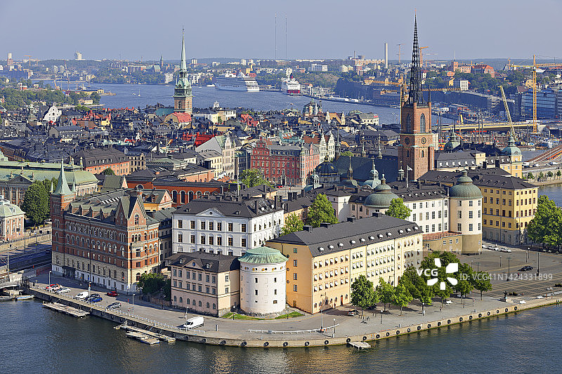 斯德哥尔摩老城区，瑞典图片素材