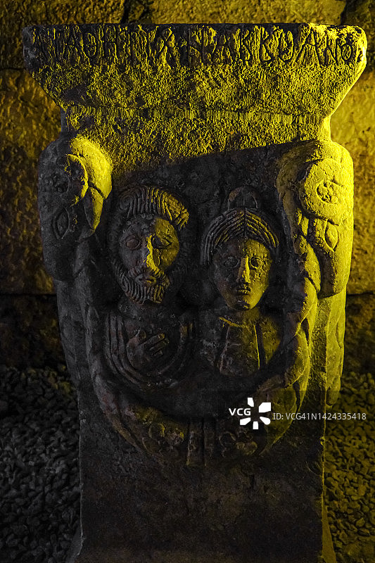 土耳其阿伊扎诺伊古城宙斯神庙内部图片素材