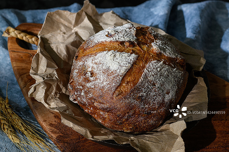 面包静物图片素材