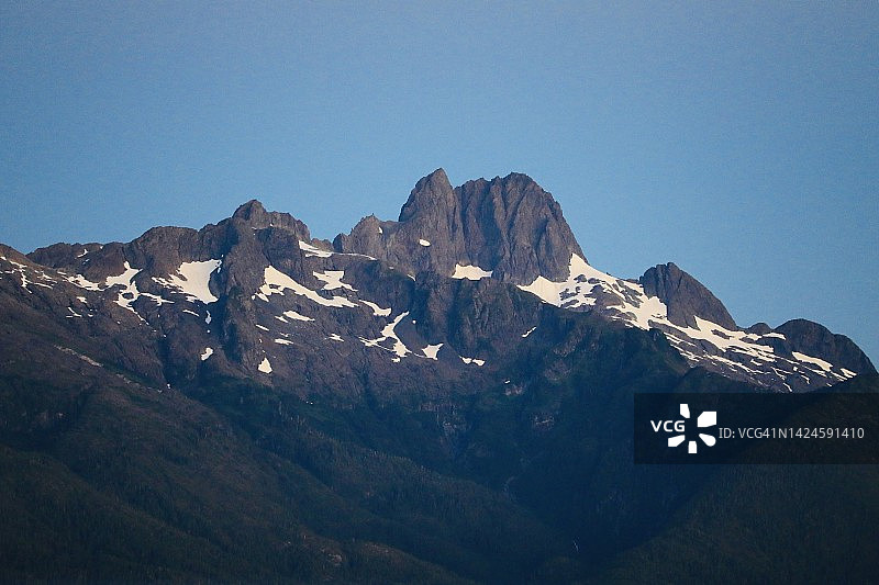 太平洋西北部崎岖的山脉图片素材