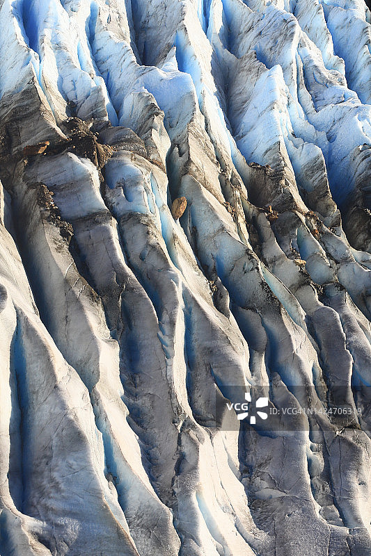 移动的冰川冰特写图片素材