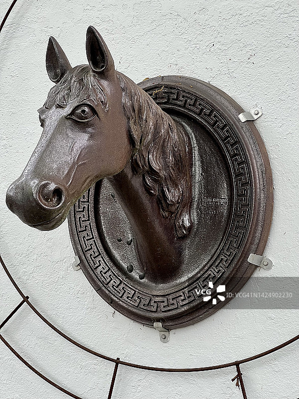 旧金属马头图片素材