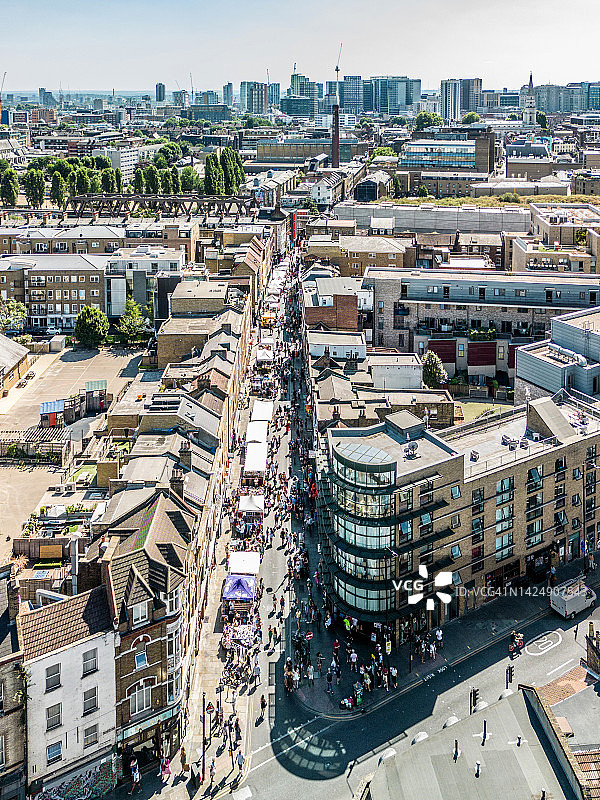 伦敦砖巷街景图片素材