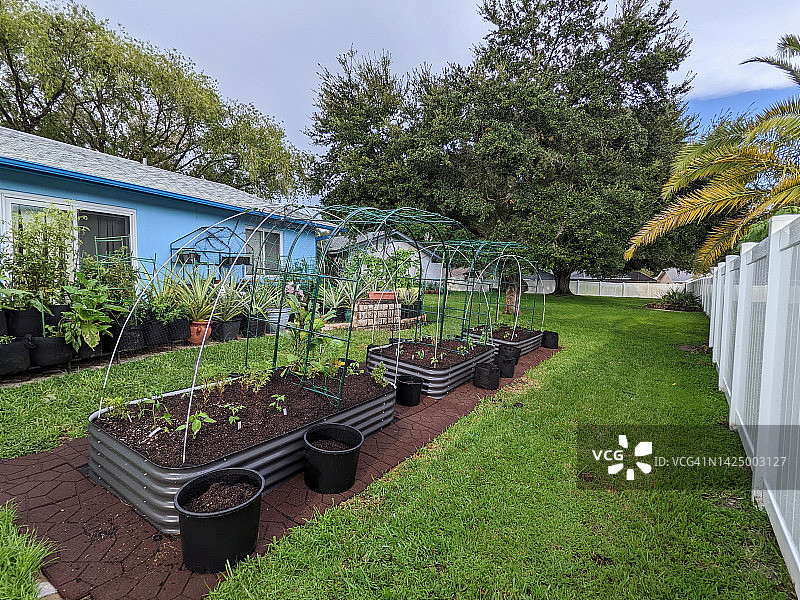 后院花园图片素材