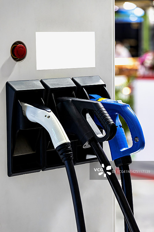 电动汽车充电站电源图片素材