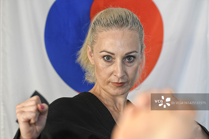 韩国空手道自卫图片素材