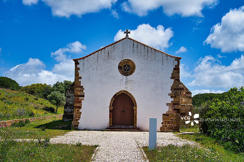葡萄牙阿尔加维瓜达卢佩圣母教堂图片素材