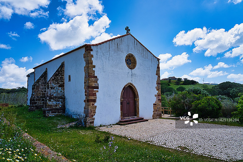 葡萄牙阿尔加维瓜达卢佩圣母教堂图片素材