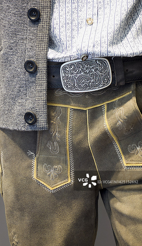 传统皮裤图片素材