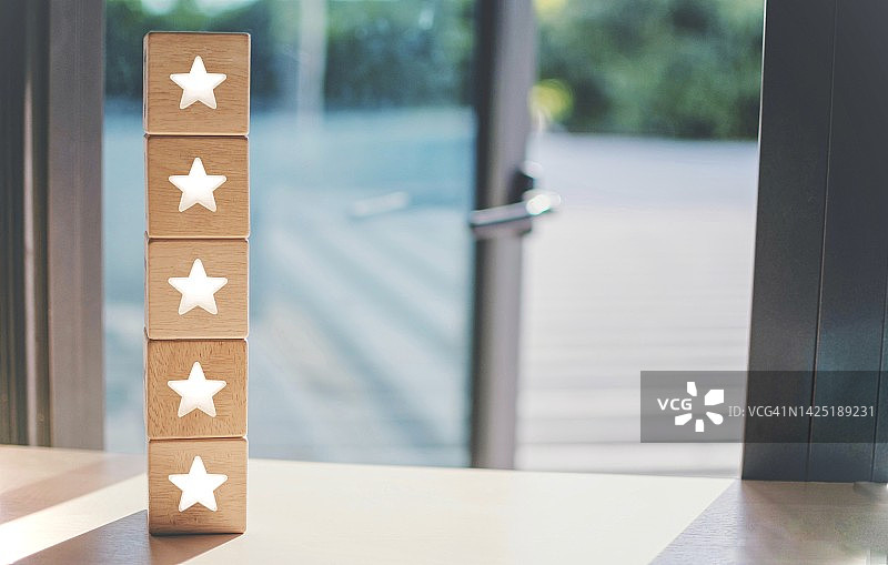 卓越五星概念图片素材