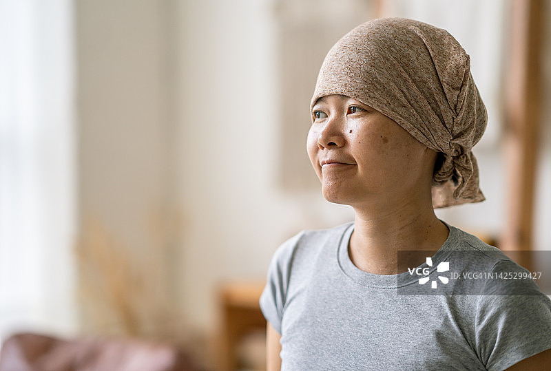 癌症患者肖像图片素材