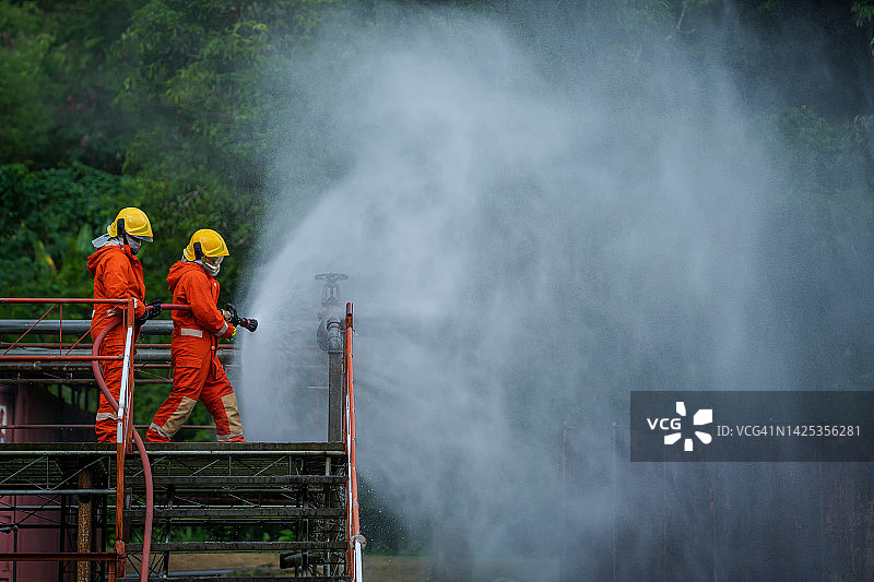 消防员训练图片素材