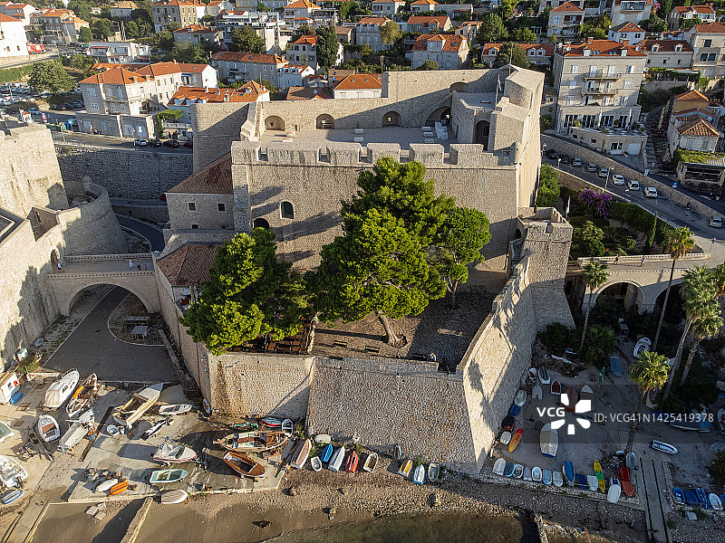 杜布罗夫尼克古城墙图片素材