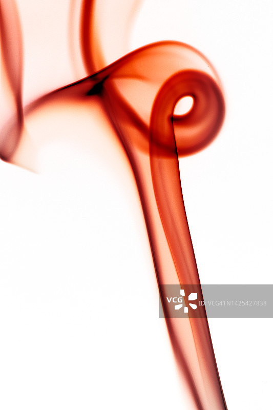 橙红色烟雾螺旋图片素材