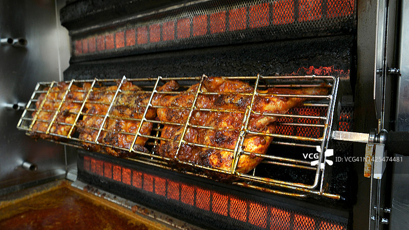 烤箱烤鸡图片素材