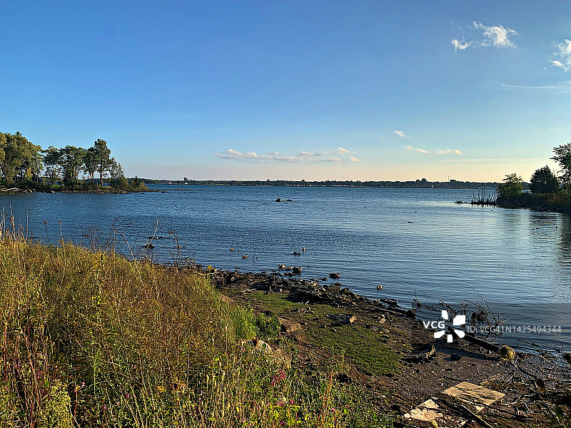 贝尔维尤公园／圣玛丽河／苏圣玛丽／安大略／加拿大图片素材