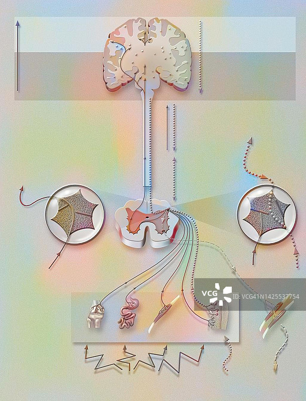 疼痛绘画图片素材