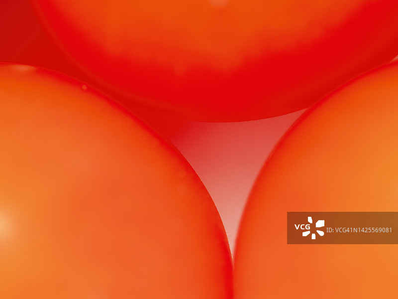 水中气泡小番茄抽象图案图片素材