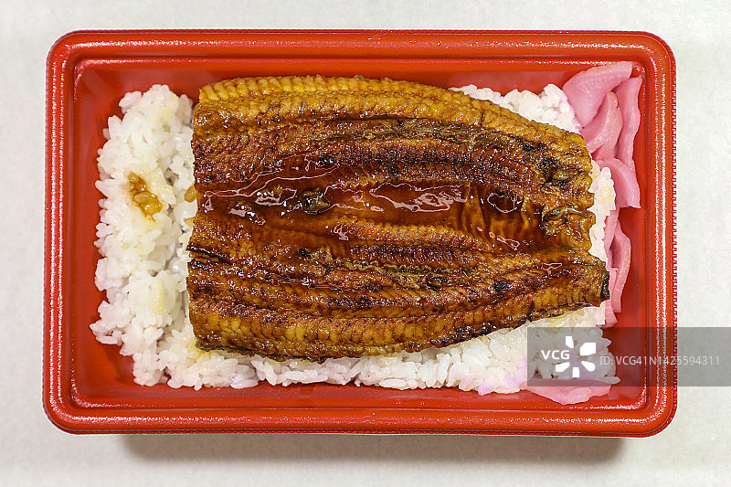 鳗鱼蒲烧丼便当图片素材