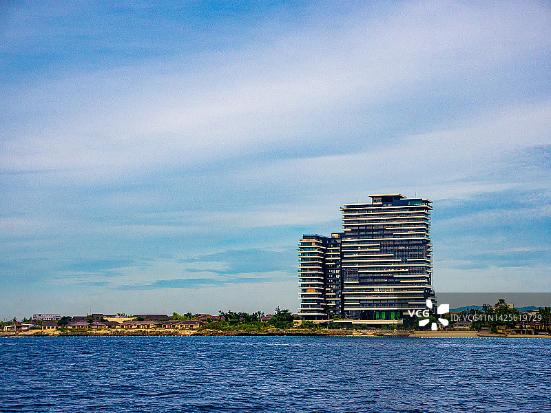 菲律宾宿务拉普拉普市的摩天大楼图片素材