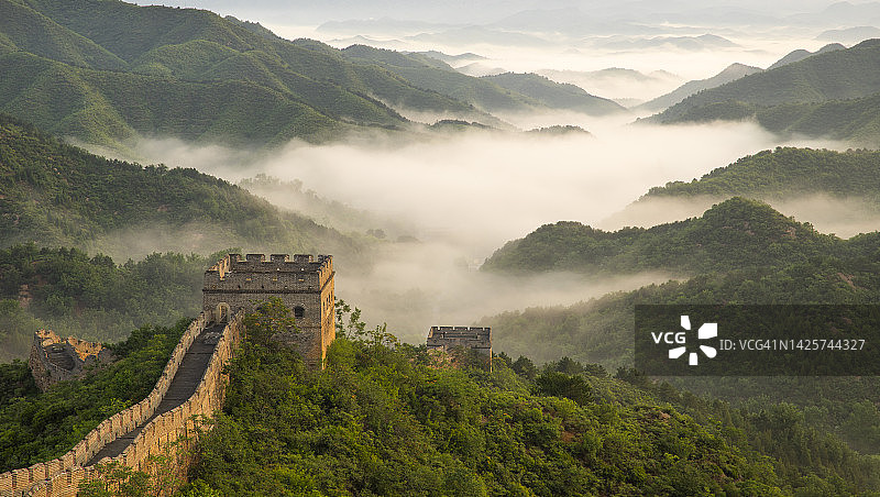 中国的长城图片素材
