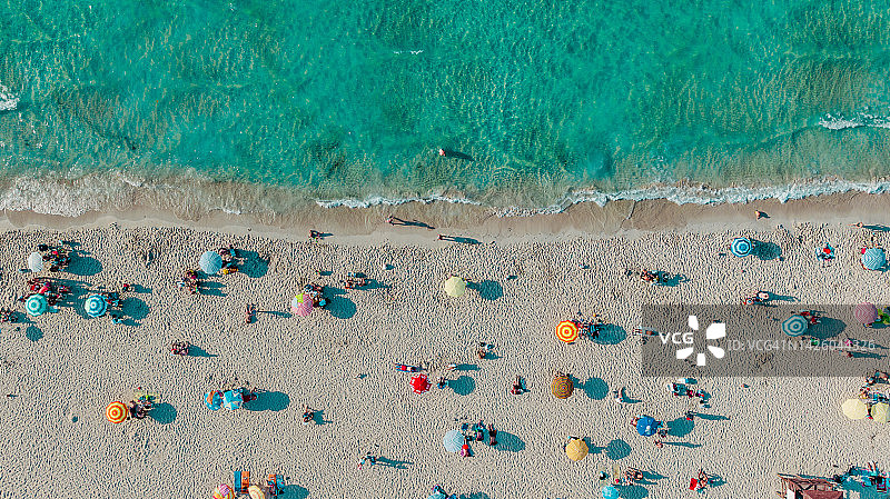 伊兹密尔切什梅伊利卡海滩航拍图片素材