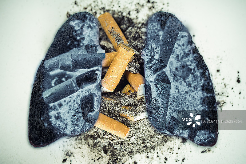 肺癌概念图片素材