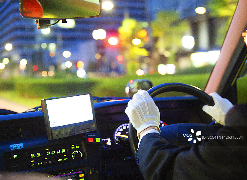 出租车内景图片素材