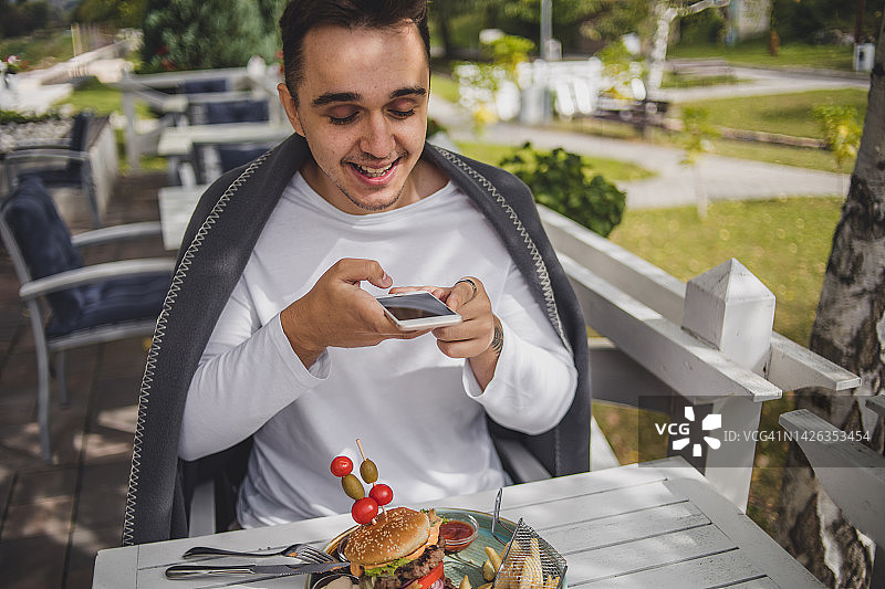 我喜欢这个大汉堡的味道图片素材