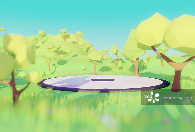 虚拟现实中的空会议空间图片素材