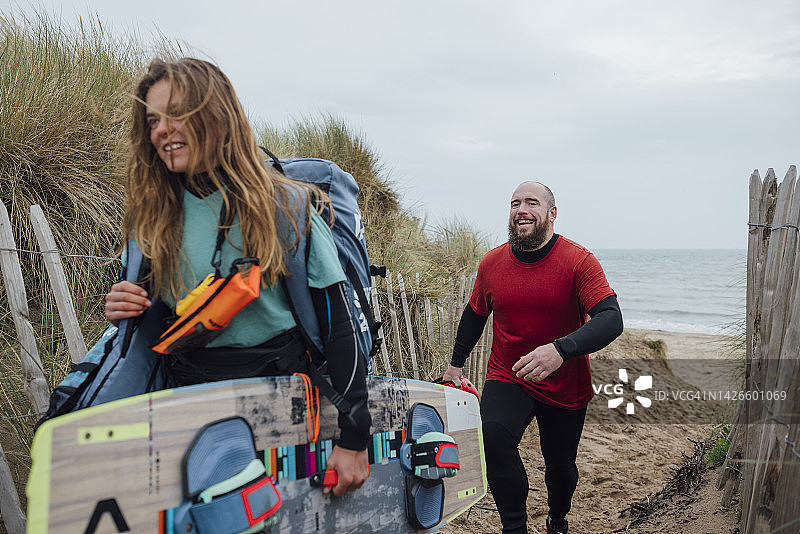 冲浪好天气图片素材