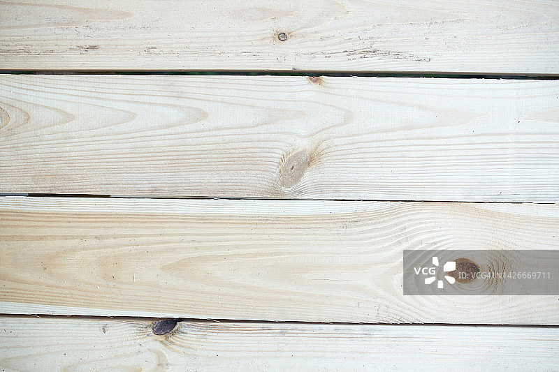 由新鲜白色木板制成的木质背景图片素材