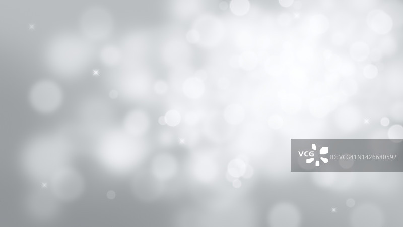 柔和模糊的明亮天空与散景光（黑白）图片素材