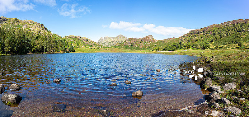 布莱亚潭全景图片素材