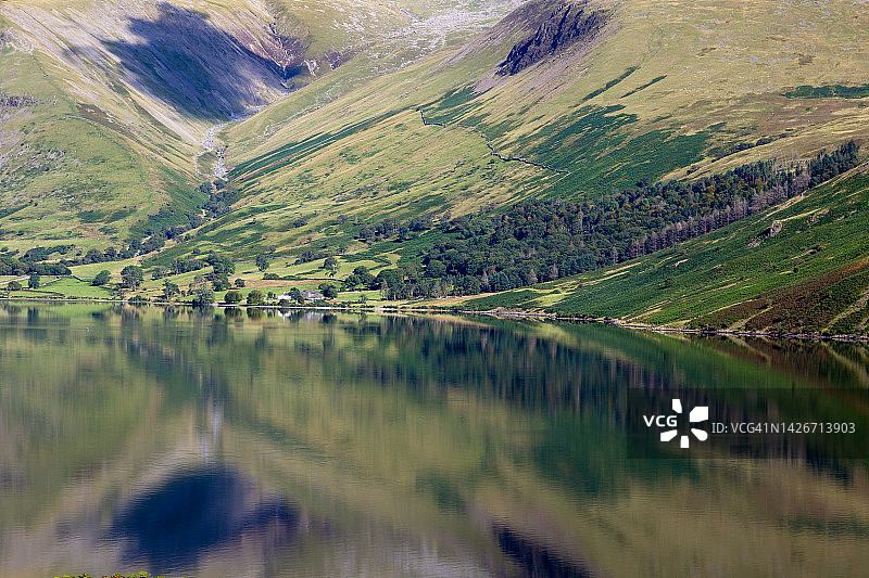 沃斯代尔角的倒影图片素材