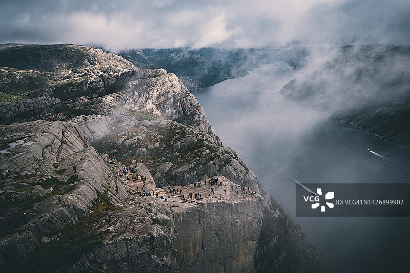 挪威峡湾图片素材