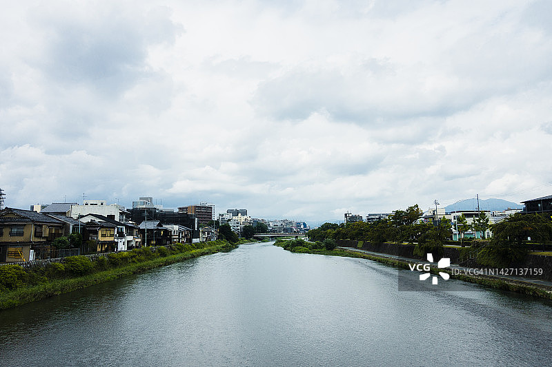 京都市鸭川图片素材