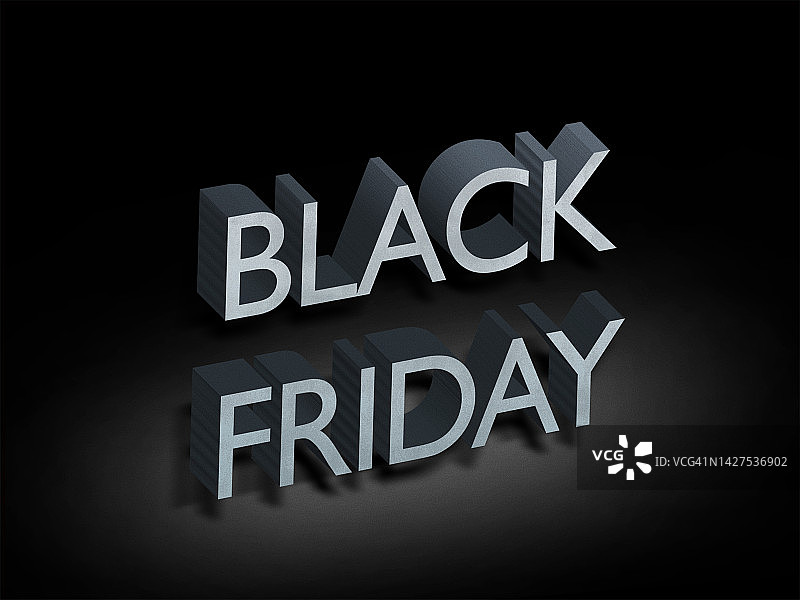 3D黑色星期五促销信息图片素材
