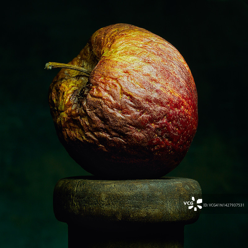 褶皱苹果静物图片素材